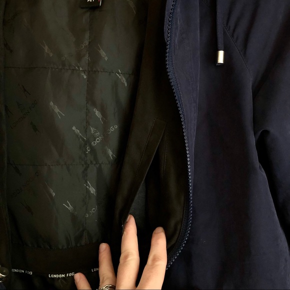 Vintage London Fog Hooded Short Trench Coat, Style: Leah - Picture 8 of 15